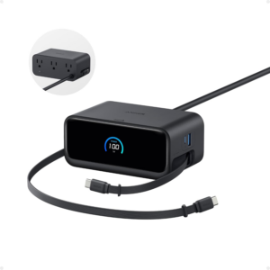 Cargador Anker Nano Charging Station 100w 7 En 1 con Cable Retráctil